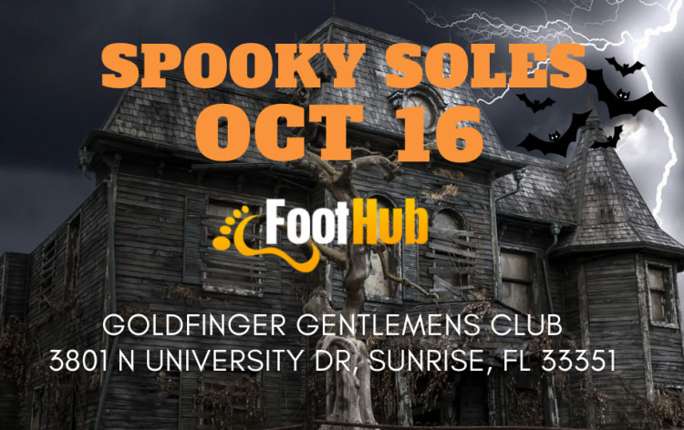 Spooky Soles: A Halloween Foot Party Event Flyer